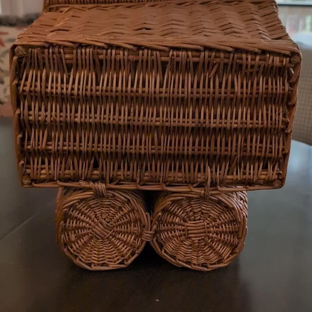 Vintage handcrafted woven